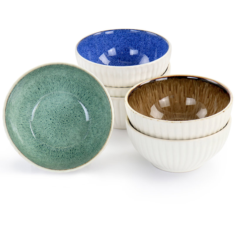 6 Piece Cereal Bowl Set