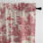 Toile De Jouy 100% Cotton Toile Room Darkening Rod Pocket Single Curtain Panel-60220721-60220723