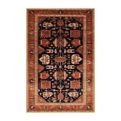 Machine Washable Persian Brown Area Rug