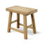 Env. Table d'appoint vintage 22-26 "de largeur 14-16" de profondeur avec plateau unique patiné naturel