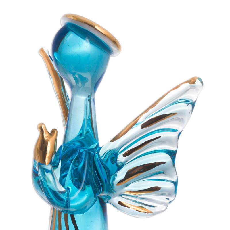 Ensemble de 3 figurines Heidi Reverent Angels in Glass