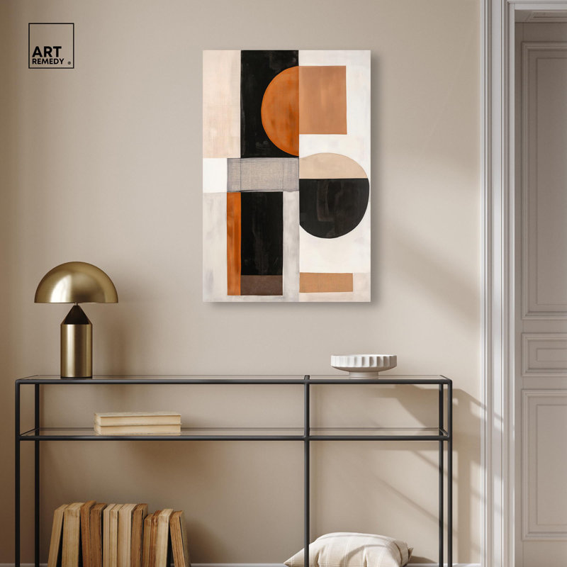 Toile «Divided Circle I» par Art Remedy, H 30 po x l 20 po, Toile tendue