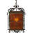 1 - Light Antique Brass Lantern Pendant