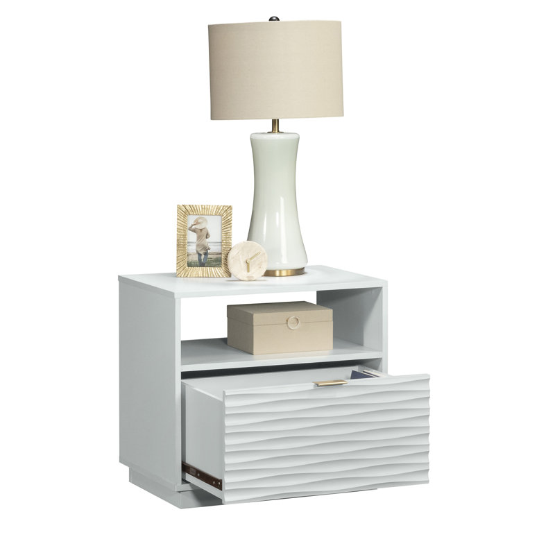 Night Stand, White Finish