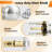 Passage Door Knobs with Round Rosette-43668867