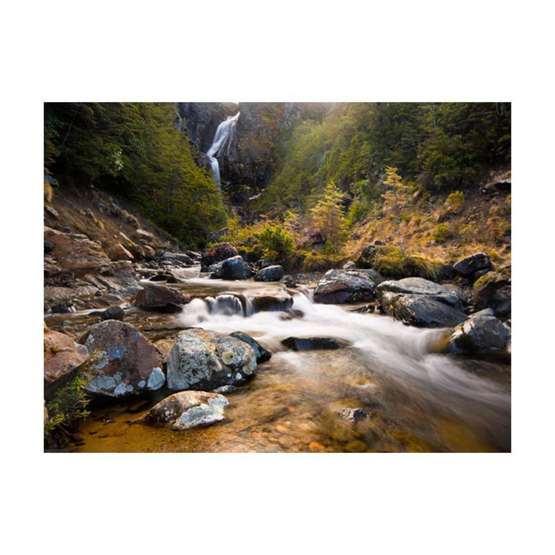 Murale Ohakune - Chutes d'eau en Nouvelle-Zélande, L 121 po x l 157 po