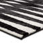 Tapis noir / blanc à motif géométrique Apyre Ebern Designs (nuance de 18 po)