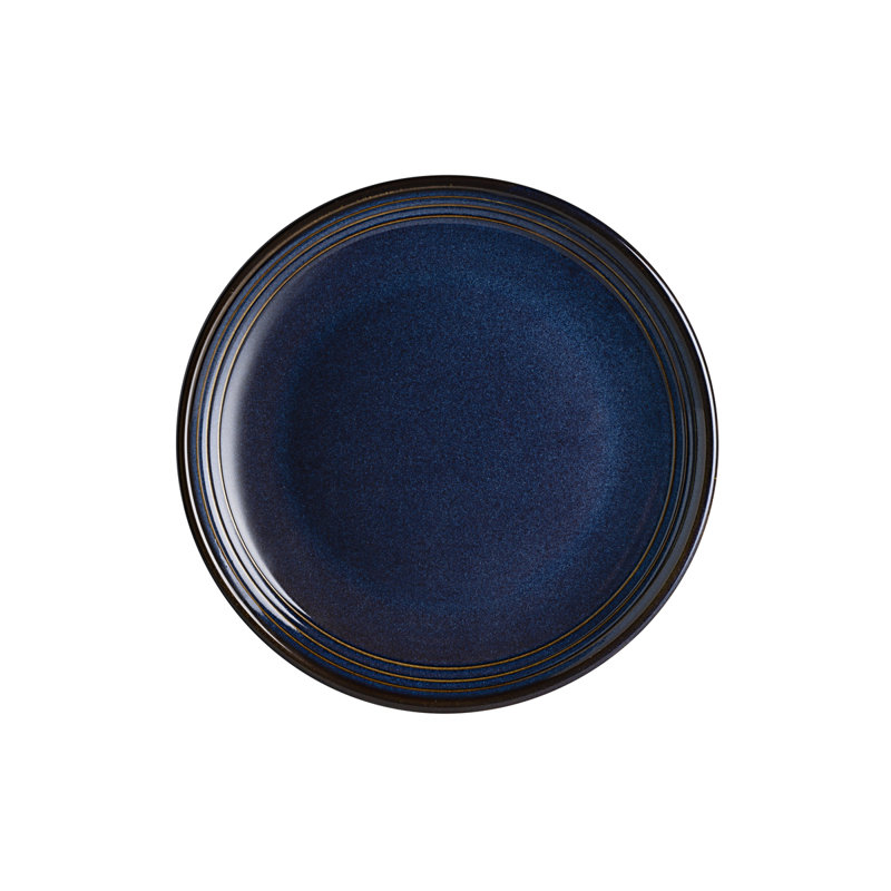 Assiette flipside indigo