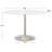 Eulema Oval Metal Base Dining Table-426030268