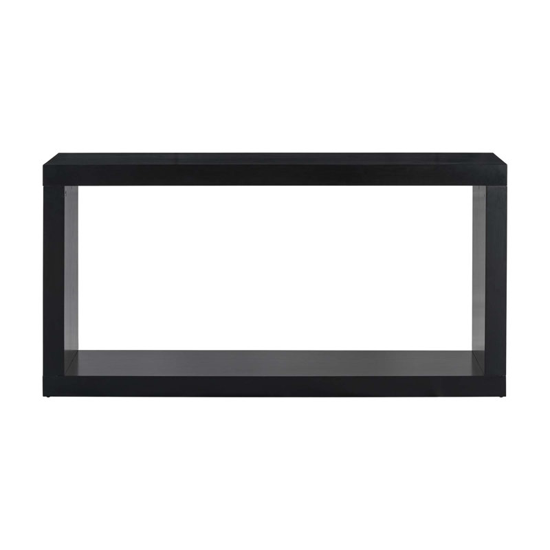 Modern Minimalist Entrance Rectangular Console Table, Black