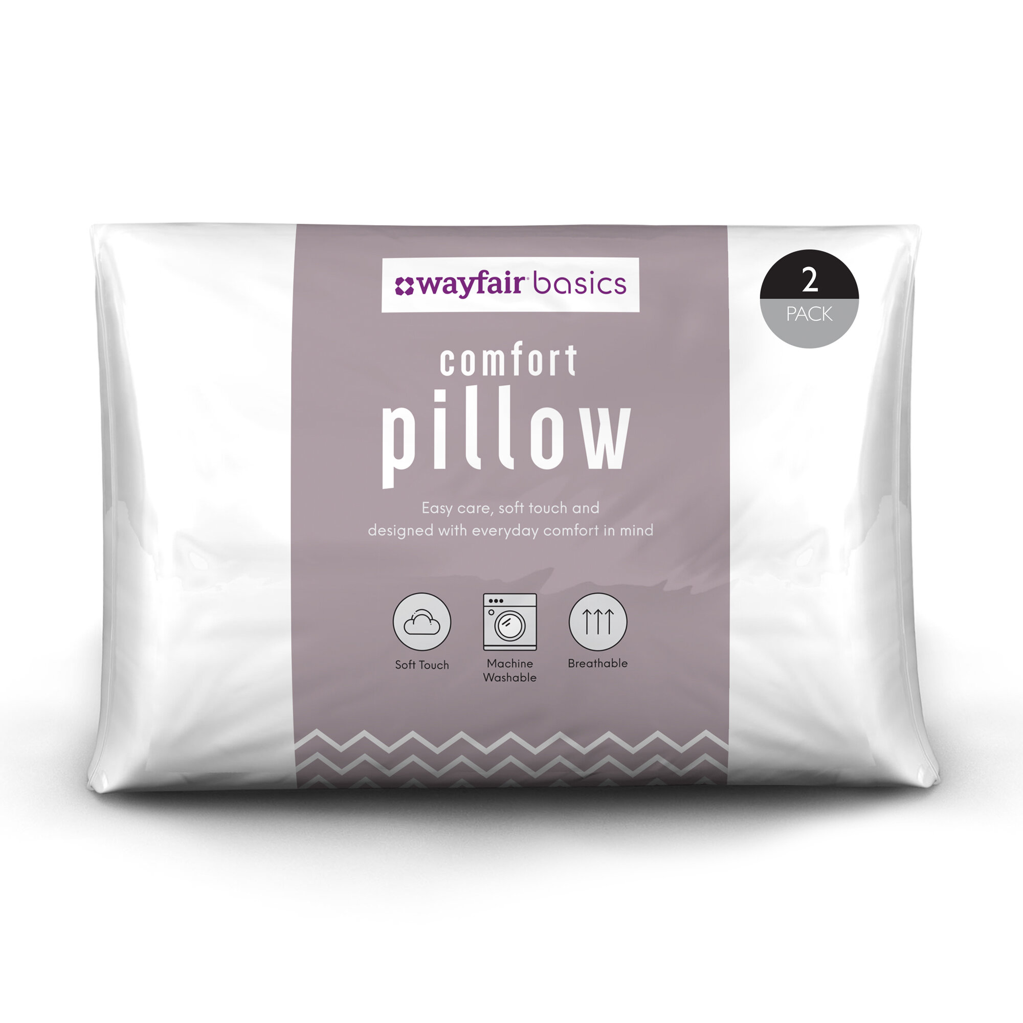 Wayfair Basics™ Wayfair Microfibre Soft Support Front Sleeper Pillow &  Reviews
