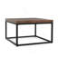 Table basse carrée 30 po Chantel Amande