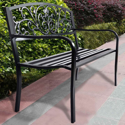 Hathcock Metal Outdoor Bench