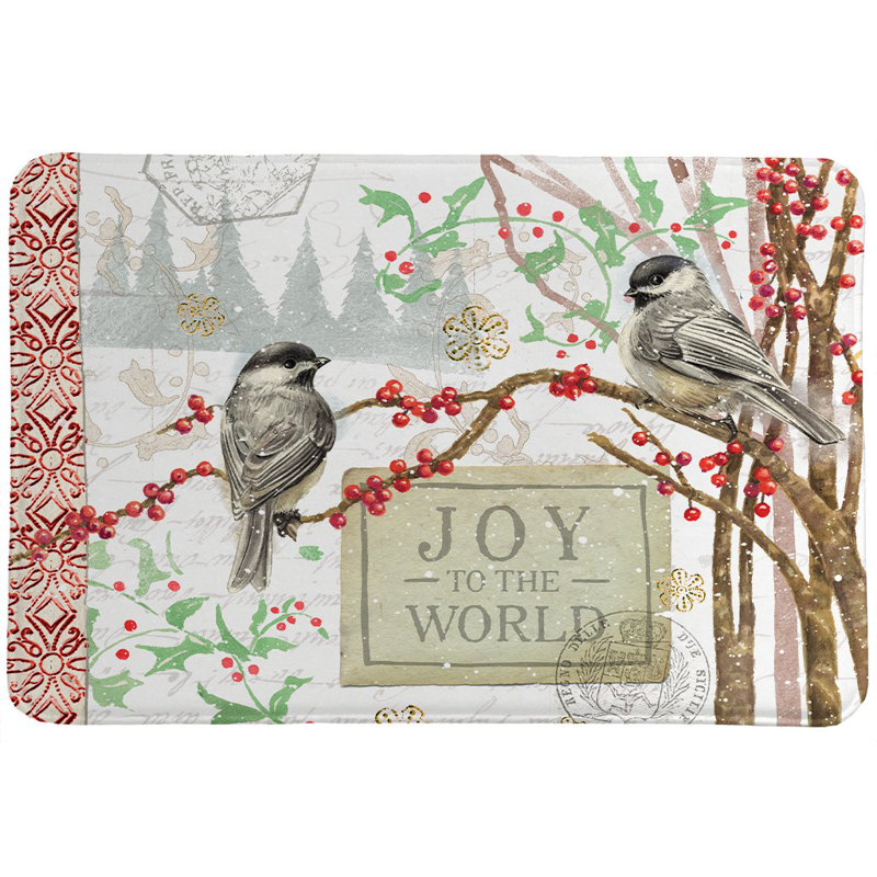 Tapis pour salle de bain Menelaus Birds