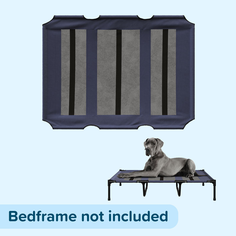 Housse pour lit pour chien PETMAker, Très grand (l 48 po x P 36 po x H 9 po), Bleu très foncé