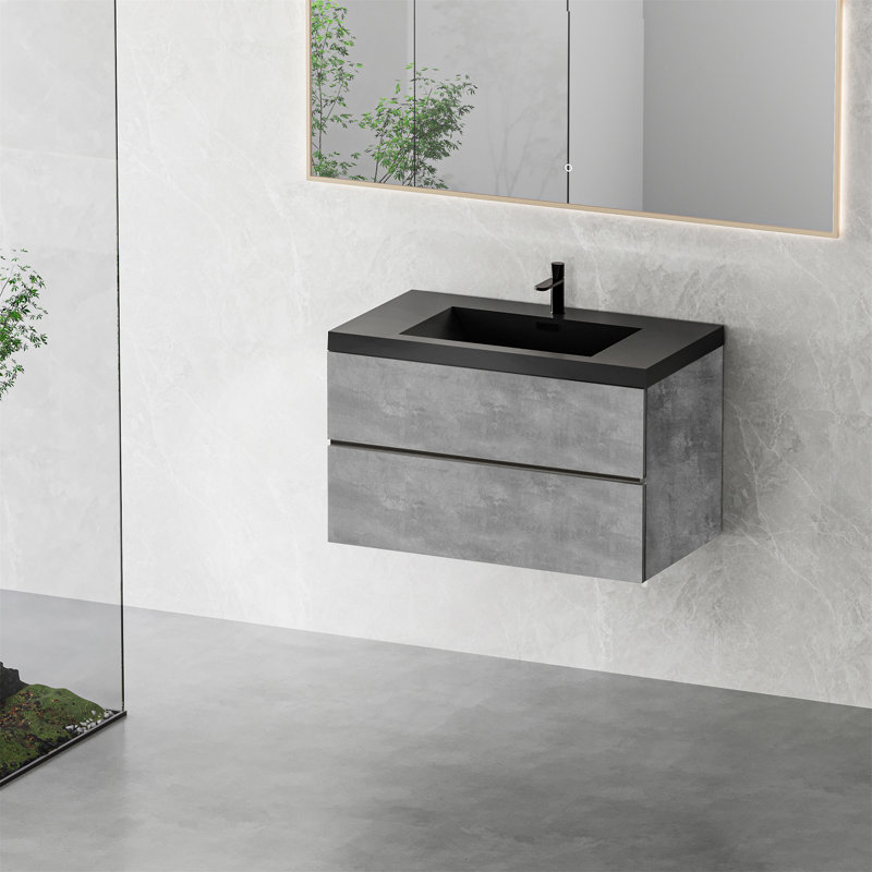 Meuble-lavabo flottant 36 po avec lavabo 36 po, 35"