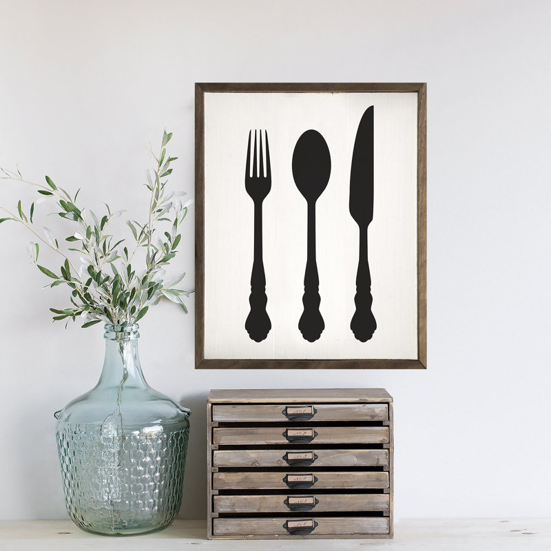 Silverware, H 20 po x l 16 po