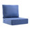 Ensemble de coussins d'extérieur, coussins de siège de siège profond de 6 pouces avec housse amovible, ensemble de coussins de remplacement pour chaise, canapé, causeuse