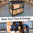3-Tier Rolling Tool Cart Mechanic Tool Cart With Lockable Wheels 440Lb Capacity-2094316964
