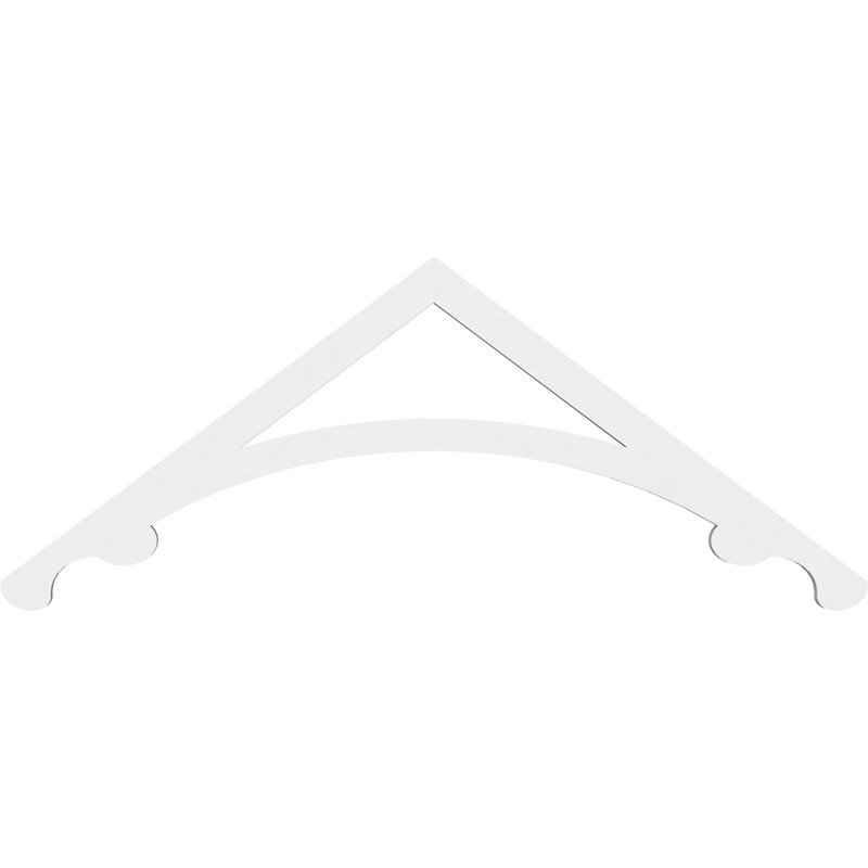 Pignon en PVC de qualité architecturale Legacy, H 13,5 po x l 36 po x P 1 po, 9 / 12