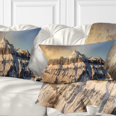 Landscape Reversible Throw Pillow