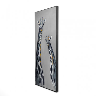 «Steel Blue Giraffe» sur toile