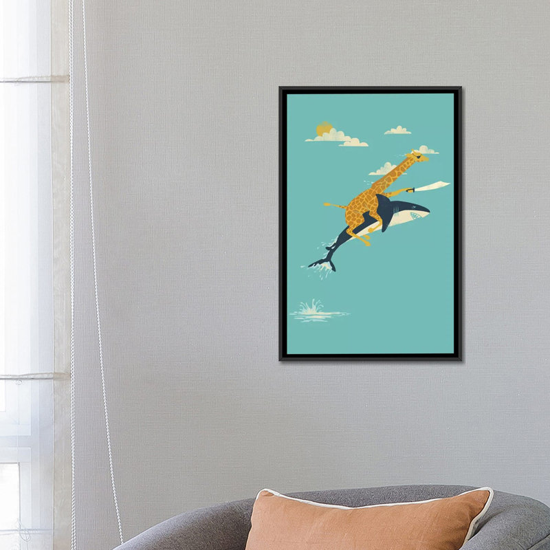 "à partir !" -impression sur toile tendue, H 26 po x l 18 po x P 1,5 po, Toile tendue, Pas de tapis