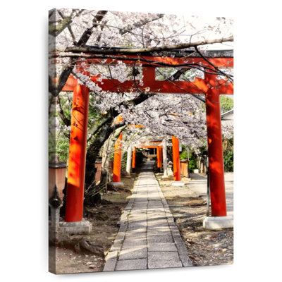 Aime fleurs de cerisier Torii