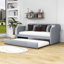Lit de jour rembourré avec couchette simple Dhanisha-435890