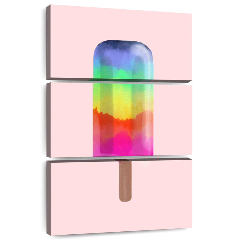 Yarlin Rainbow Popsicle, 32" H x 20" W