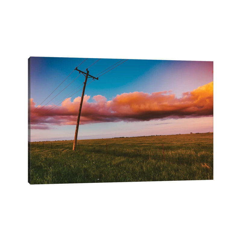 Cotton Candy Skies by Bethany Young - Print on Canvas, 45.72cm H x 66.04cm W x 3.81cm D, Wrapped Canvas