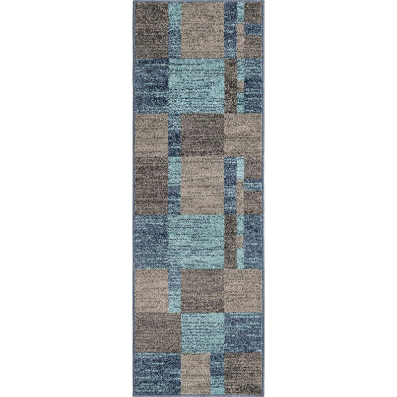Hareld Geometric Indoor Rug, Runner 2' x 6'