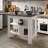 Courson Kitchen Island 2-Tier Shelf 40" Width And Large Work-103119178
