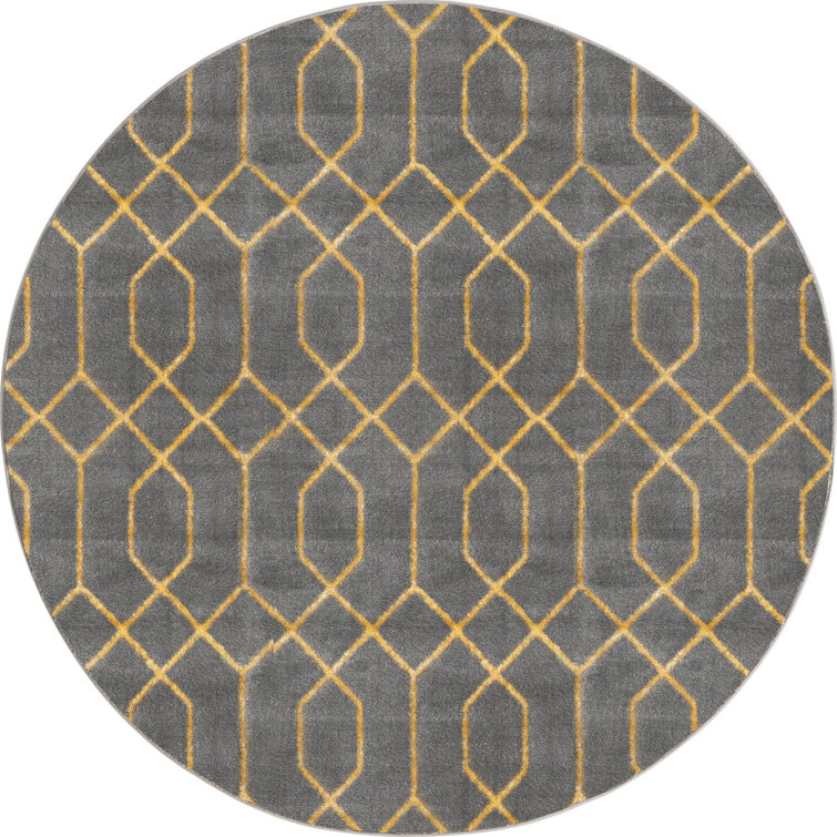 Glam Gray/Gold Area Rug