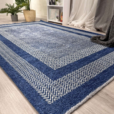 Tapis en coton tissé lavable Alfa