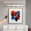 Applique murale 16 po à piles avec télécommande, applique murale à DEL à intensité variable pour œuvre d'art, miroir, chambre à coucher (noir)-634926773-634926776
