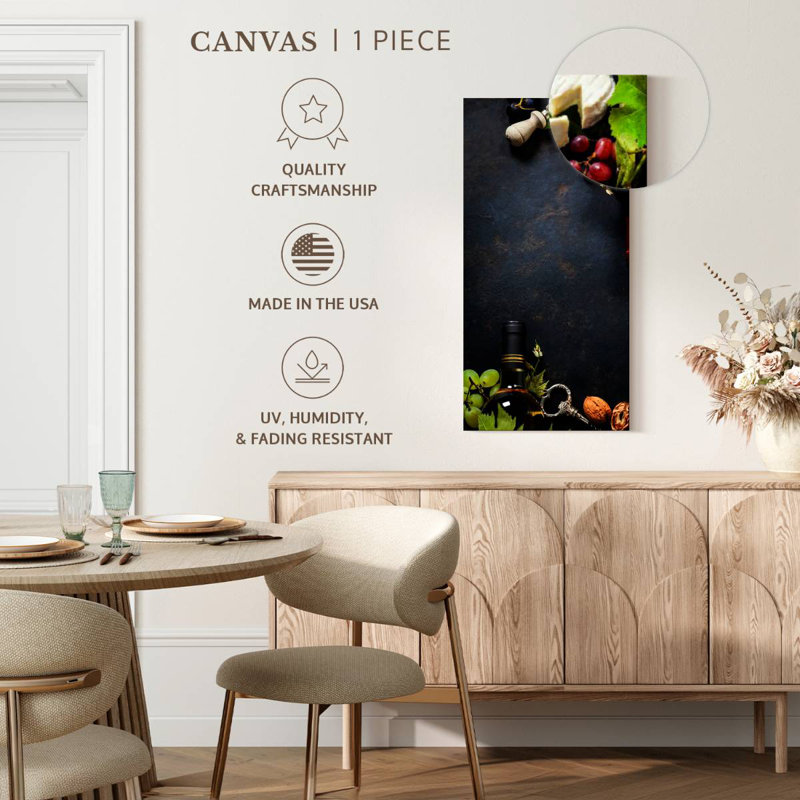 Wine Pairing Table, H 30 po x l 15 po