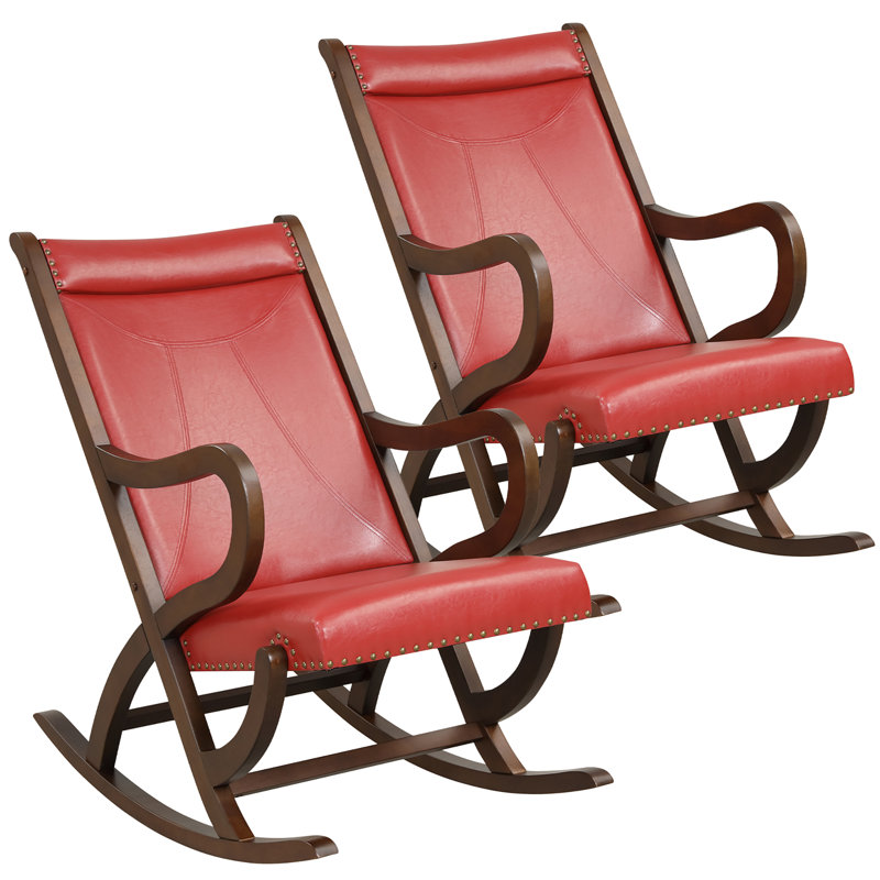 Chaise berçante, Rouge