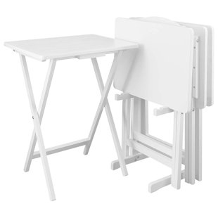 19'' Solid Wood Rectangular Folding Table