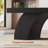70.9” Executive Desk, Modern Computer Desks With Power Outlet And Storage Shelves, Wood Writing Table Workstation For Home Office, Black-956632882