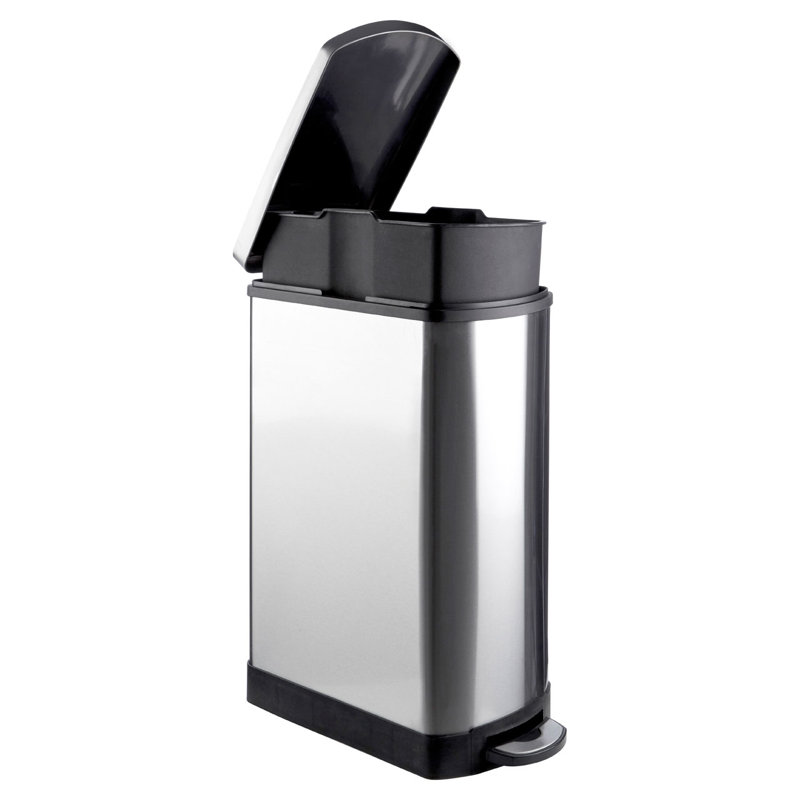 Metal Step On Kitchen Trash Can - 35L