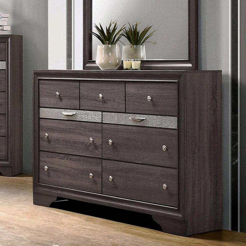 Commode contemporaine 1Pc, Gris