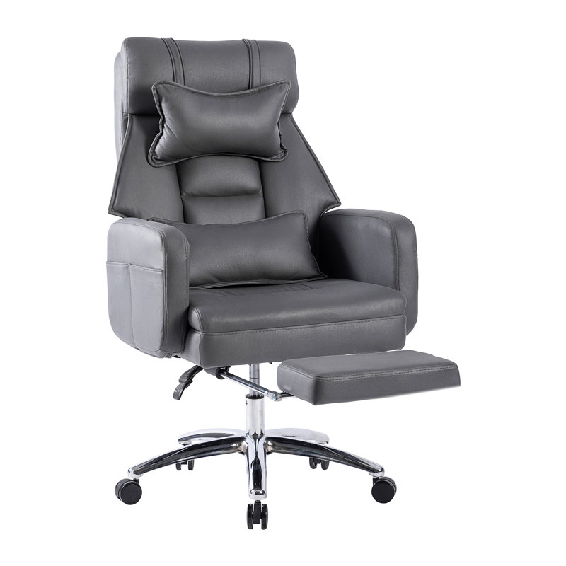 Swivel Ergonomic Office Chair, Dark Gray