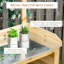 Banc de jardin en pot Leenah