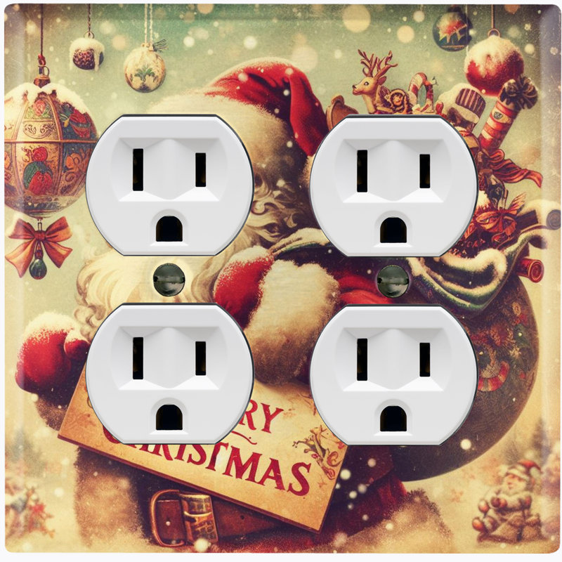 Merry Christmas Santa Claus Presents Nature