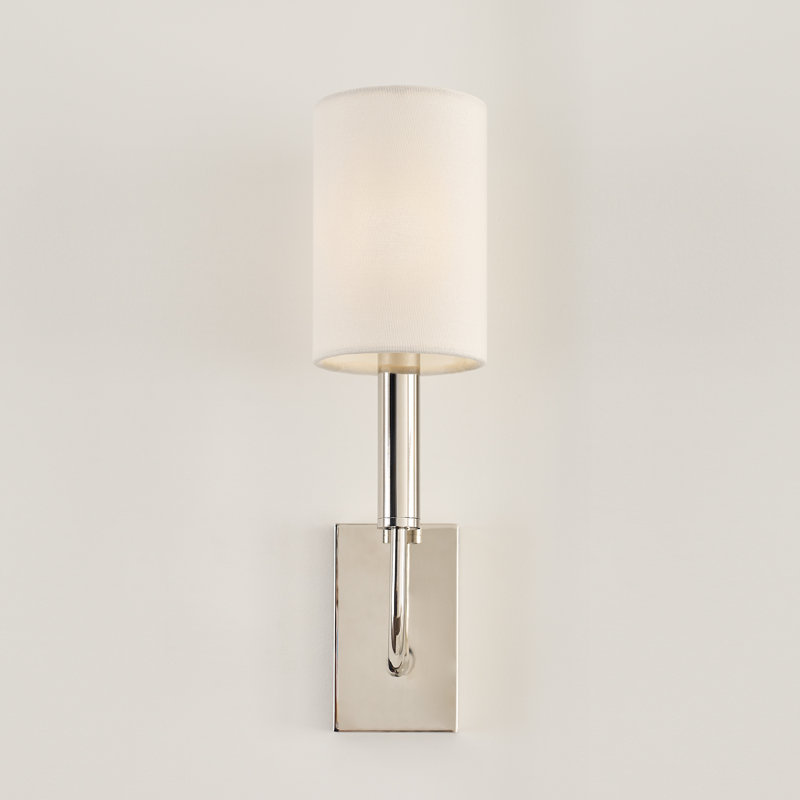 Brianna 1 - Light Candle Wall Light, Polished Nickel