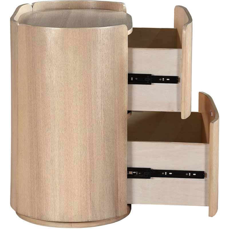 Table de chevet Everett, Naturel