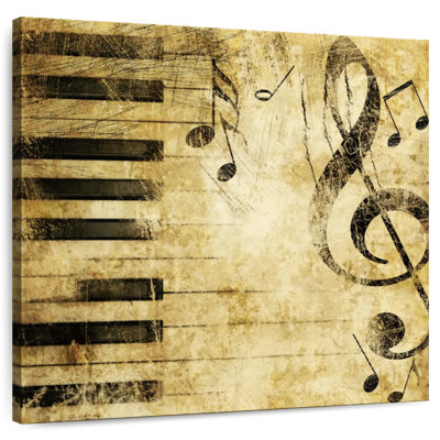 Abarca Antique Piano Music Notes