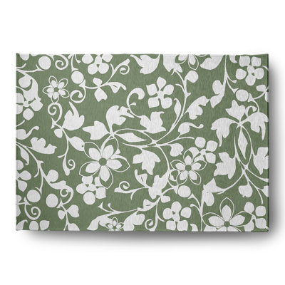Ingunn Chenille Floral Indoor Rug