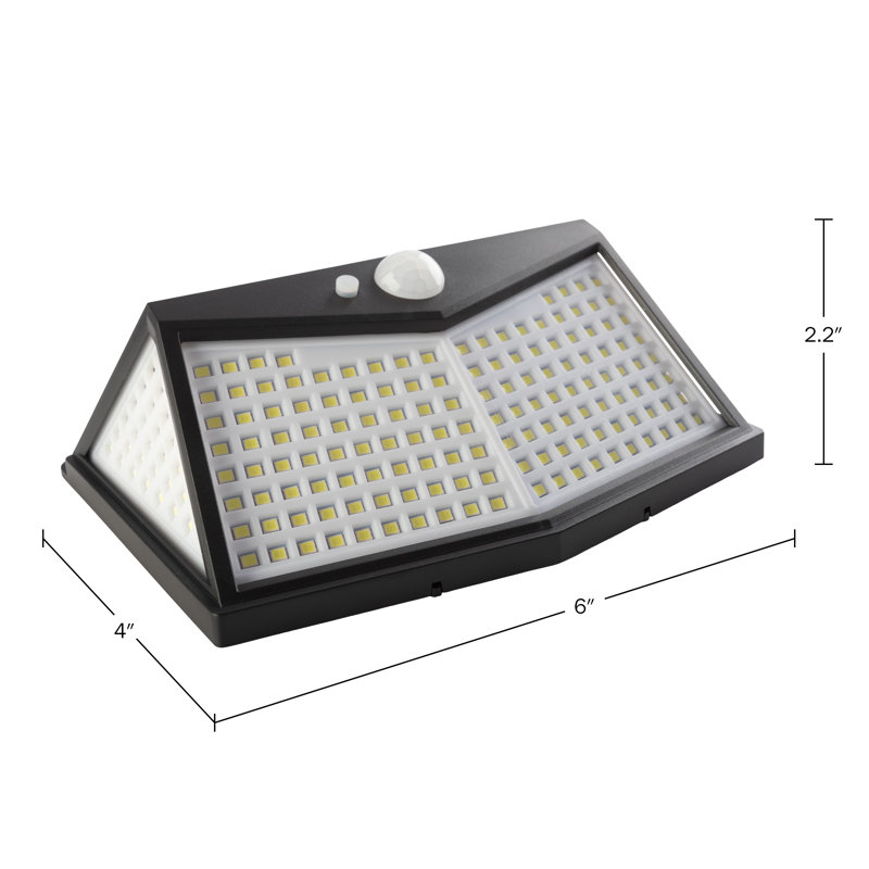 Pure Garden Water-Resistant Outdoor Solar Lights 2-Pack with Lighting Modes